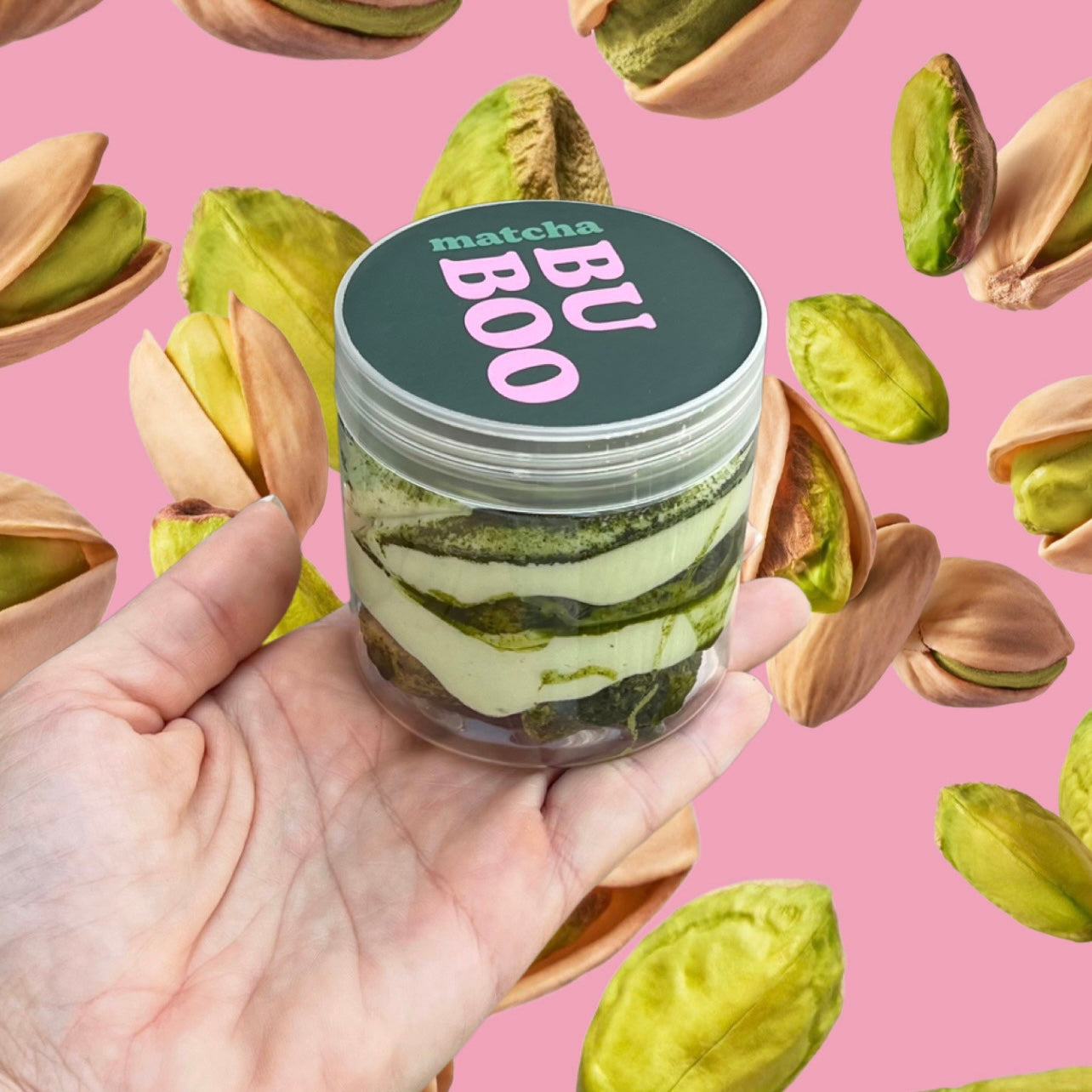 Pistachio Mini Matchamisu